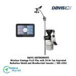 DAVIS INSTRUMENTS Wireless Vantage Pro2 Plus with 24-Hr Fan Aspirated  Radiation Shield and WeatherLink Console | SKU 6263